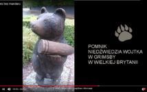 pomnik niedźwiedzia Wojtka w Grimbsby w Wielkiej Brytanii